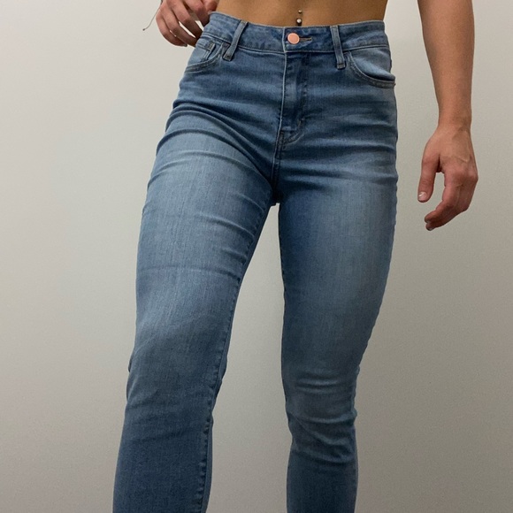 Denim - Light blue skinny stretch jeans